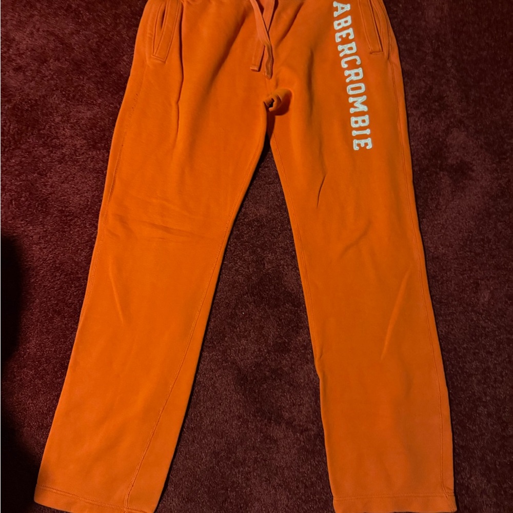 Abercrombie & Fitch Orange Sweatpants